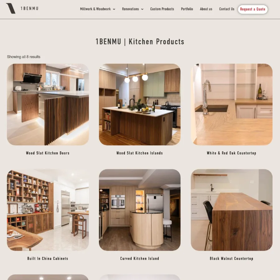 product seo for kitchen cabinet companies