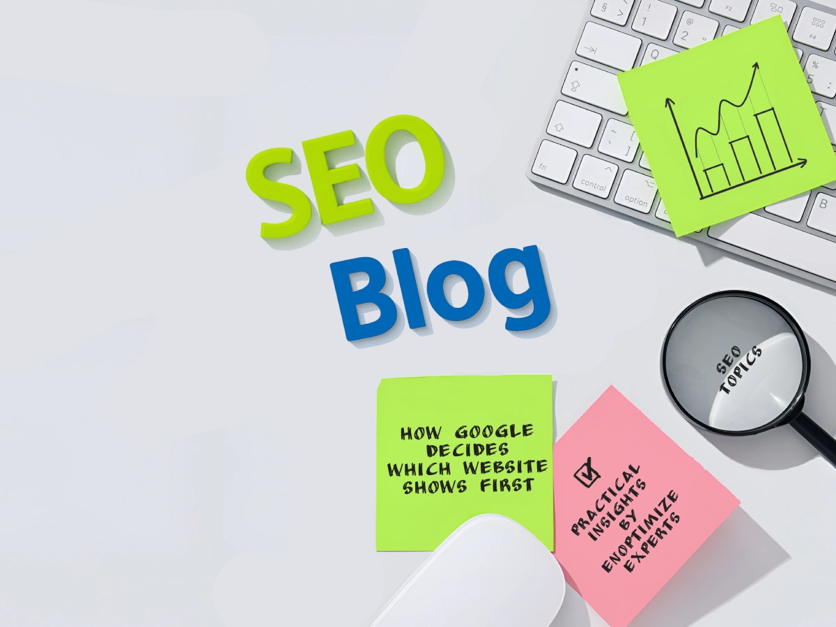 how google decides which website shows first