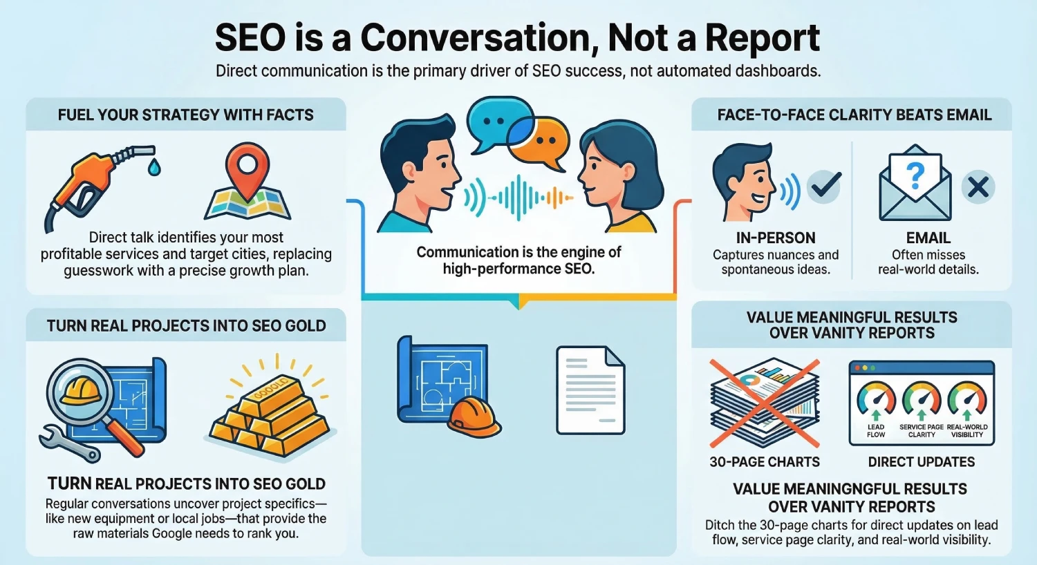 transparent communication is the primary driver of successful digital marketing partnerships