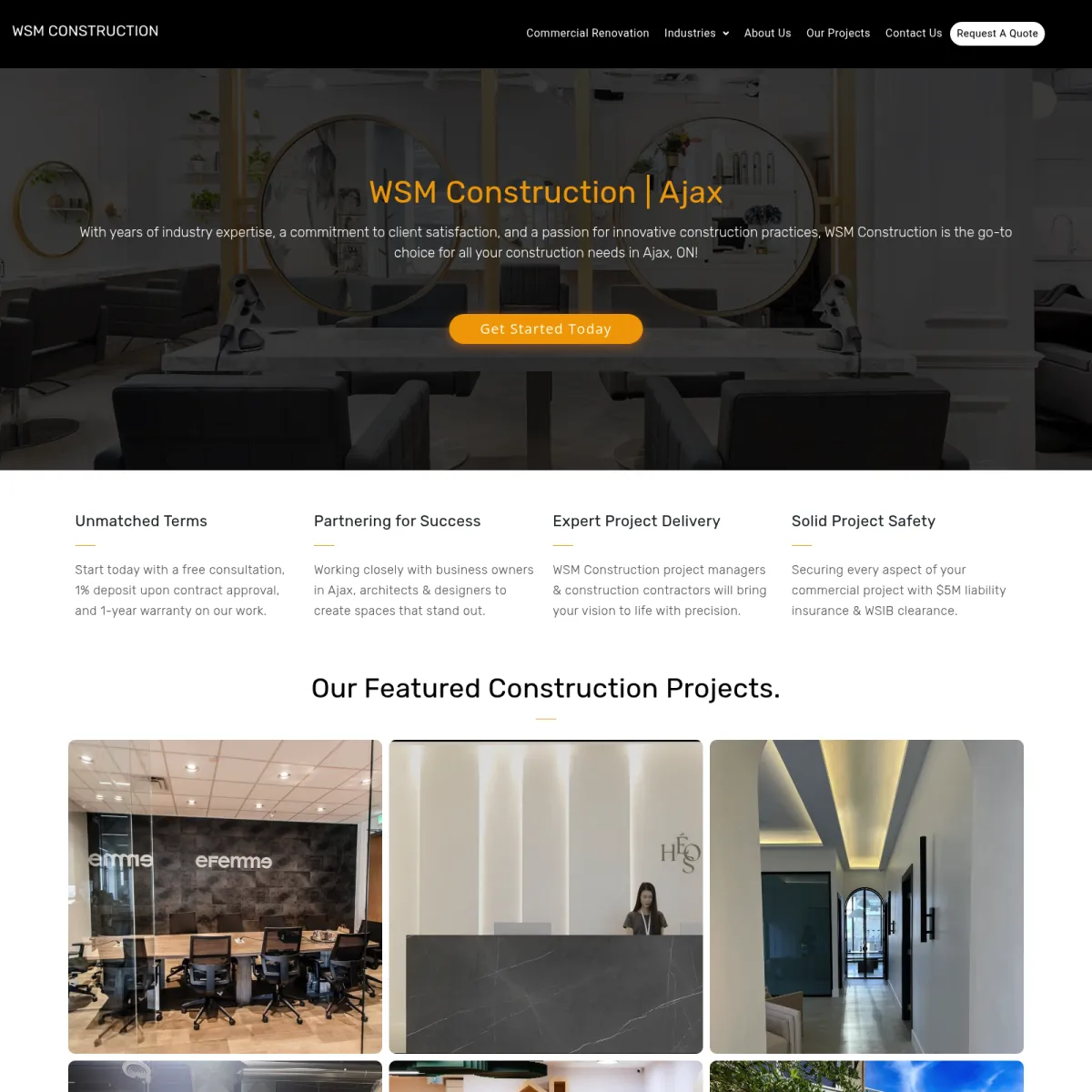 Website Design For Construction Companies in Ajax
