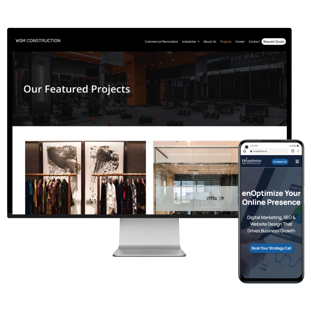 web design for construction companies